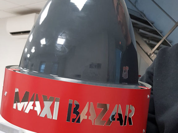 lampe aluminium sur mesure