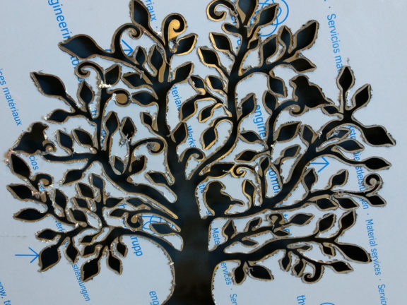 objet inox découpe laser